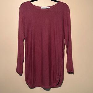 Long Sleeve Scoop Neck